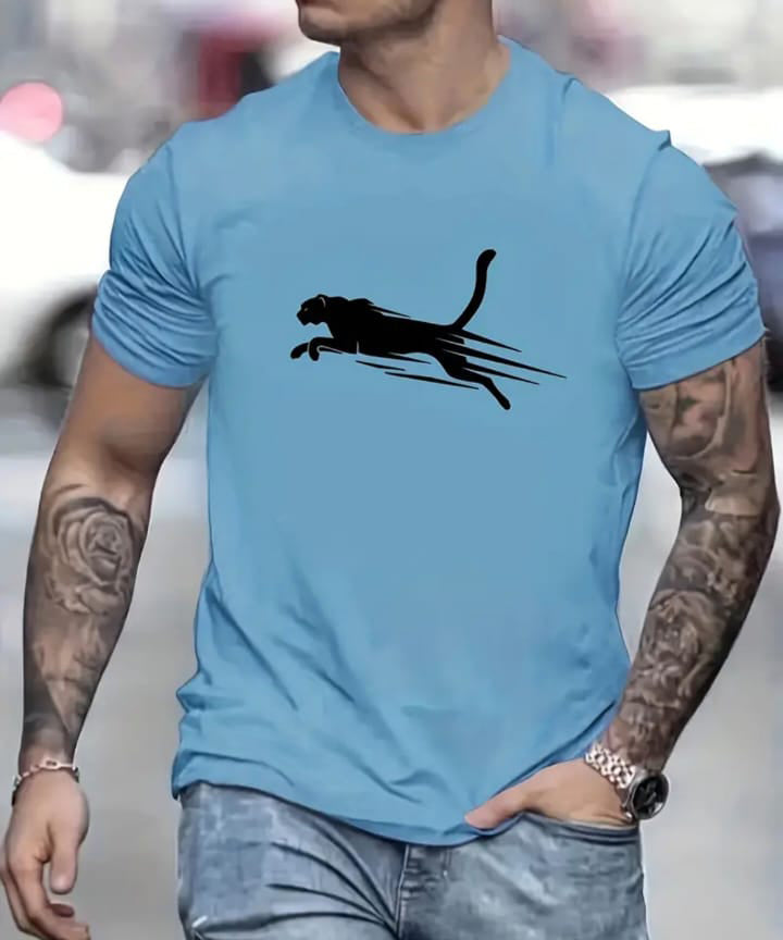 Half Sleeves Printed T-shirt For Men