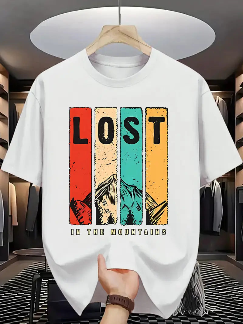 Half Sleeves Printed T-shirt For Men