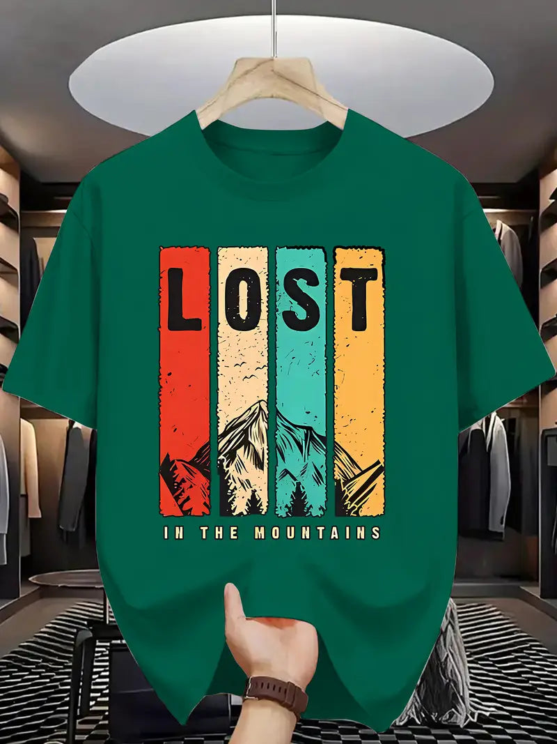 Half Sleeves Printed T-shirt For Men