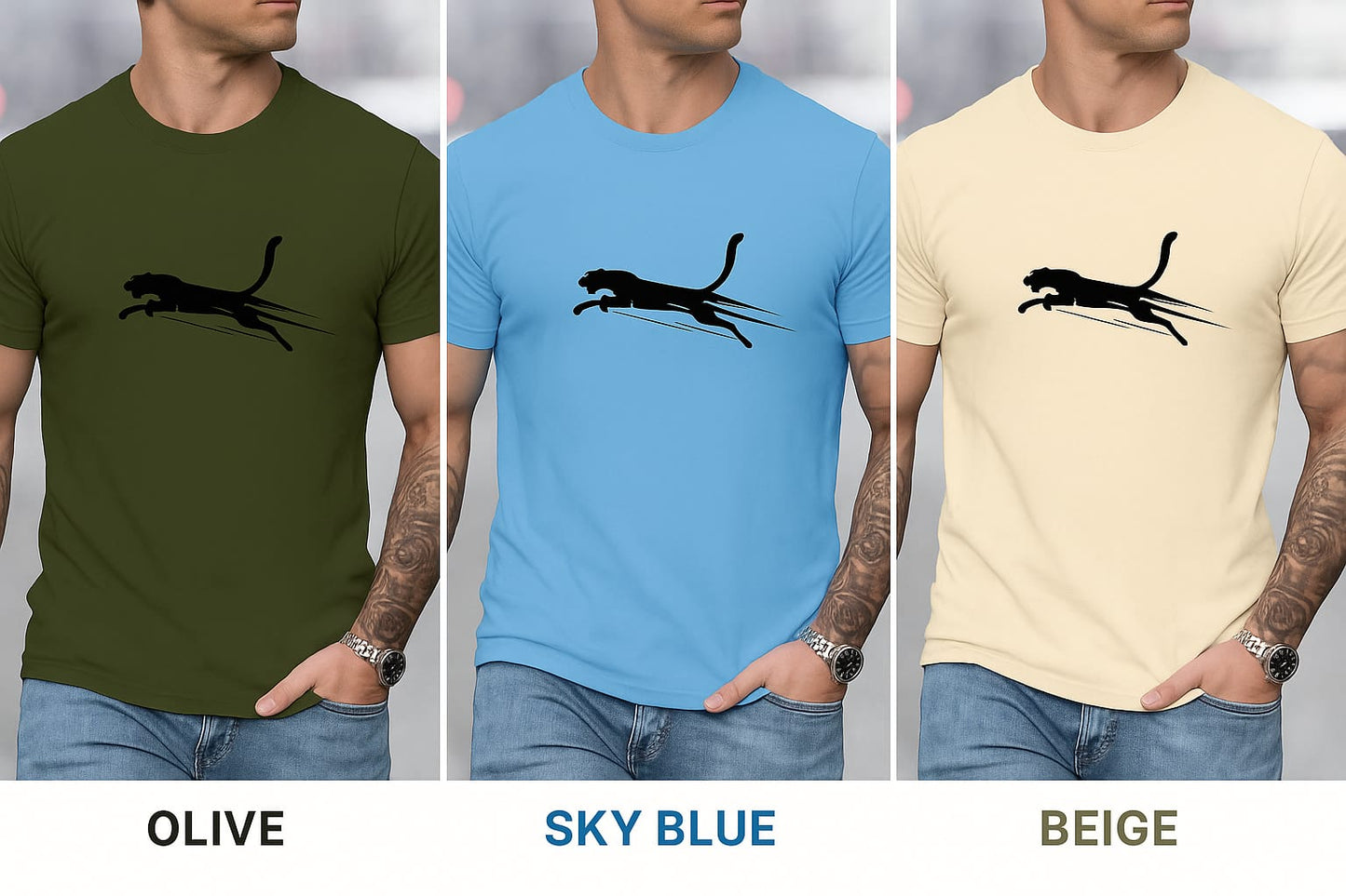 Pack of 3 Graphic Print T-Shirt Combo