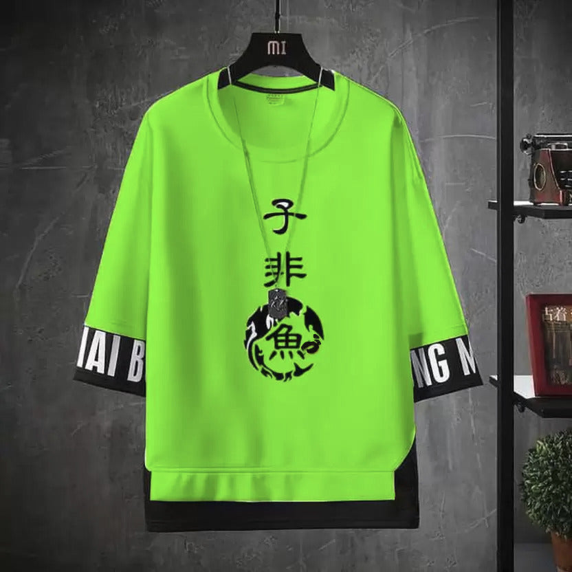 Half Sleeves Printed T-shirt For Men