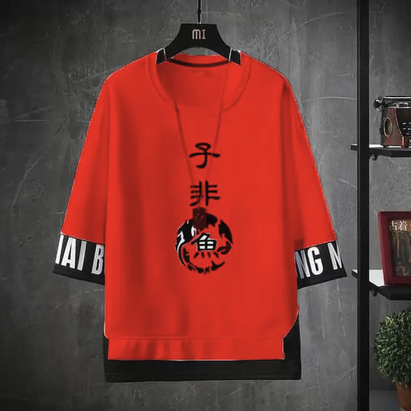 Half Sleeves Printed T-shirt For Men