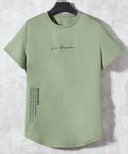 Half Sleeves Printed T-shirt For Men