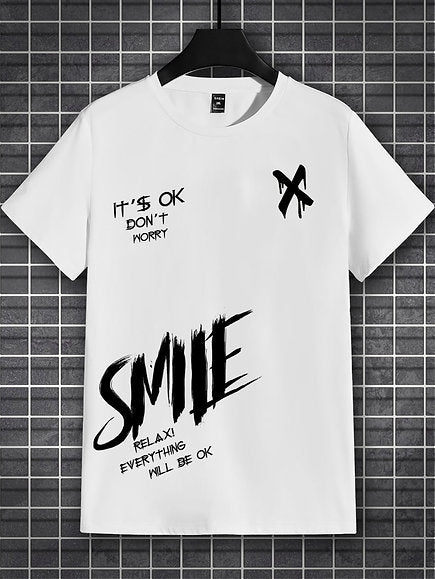 Half Sleeves Printed T-shirt For Men