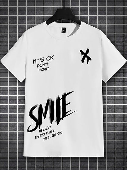 Half Sleeves Printed T-shirt For Men